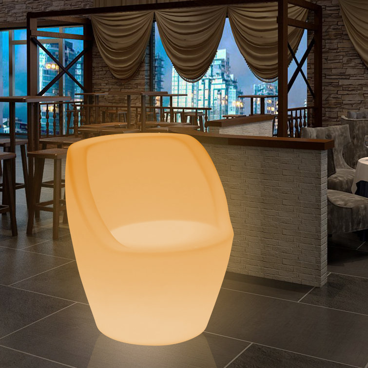 Bring Home Furniture Chair White PlugIn LED Outdoor Floating Light